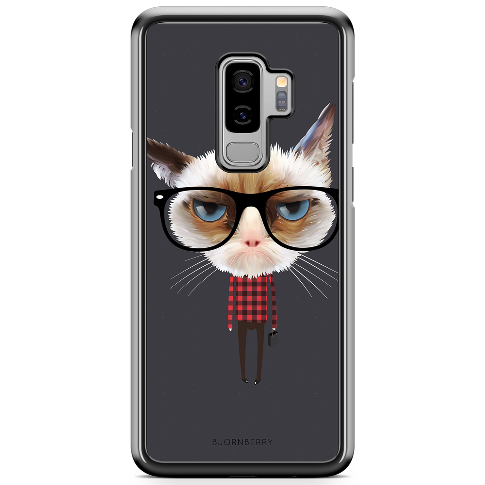 Samsung Galaxy S9 Plus Case - Hipster Cat