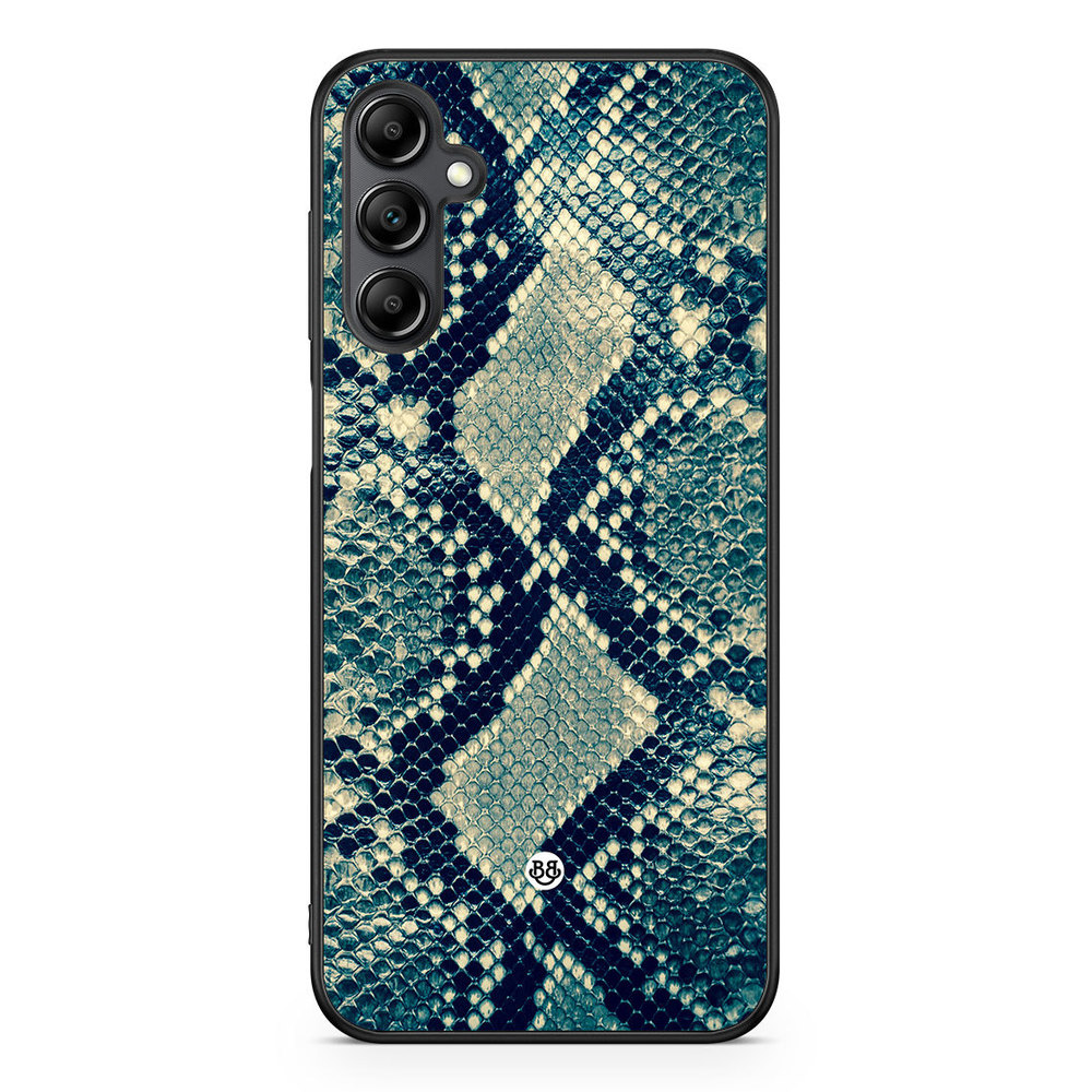 Samsung Galaxy A14 4G/5G Case - Blue Snakeskin