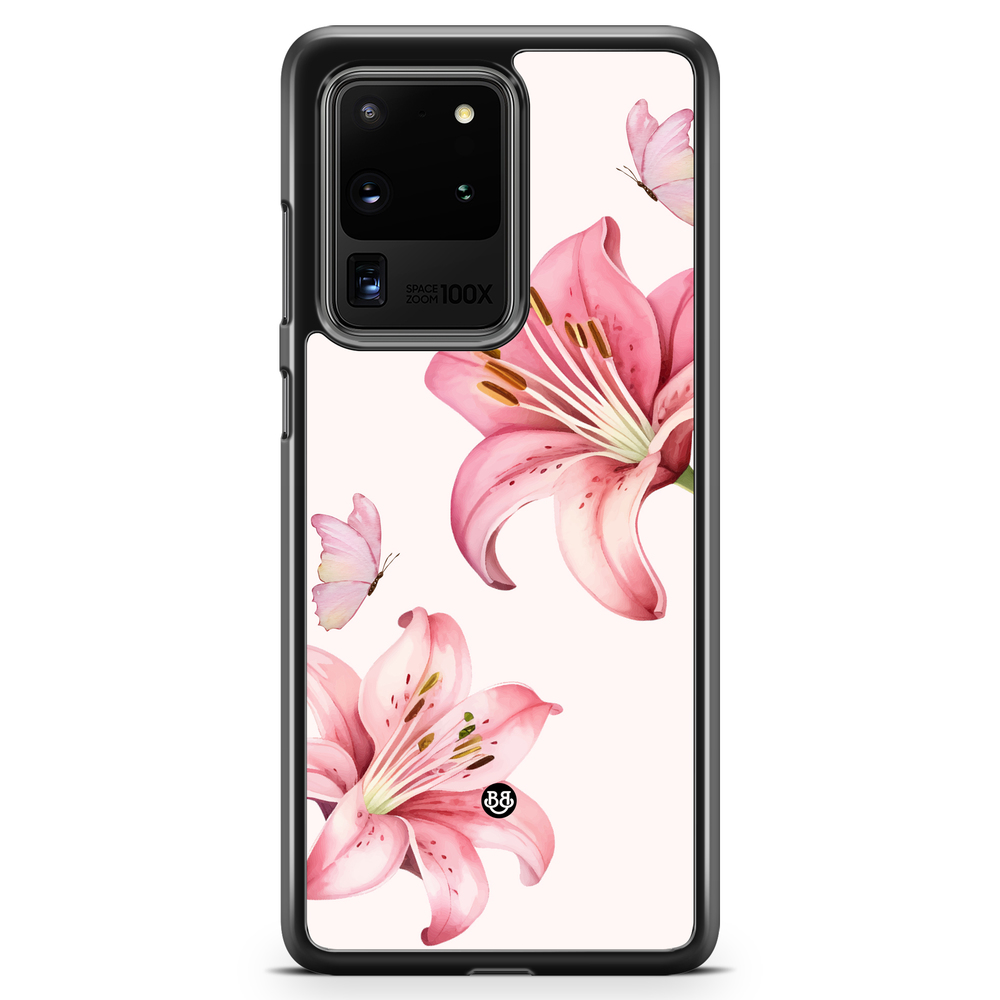 Samsung Galaxy S20 Ultra Case - WILD BLOOM - Pink Lily