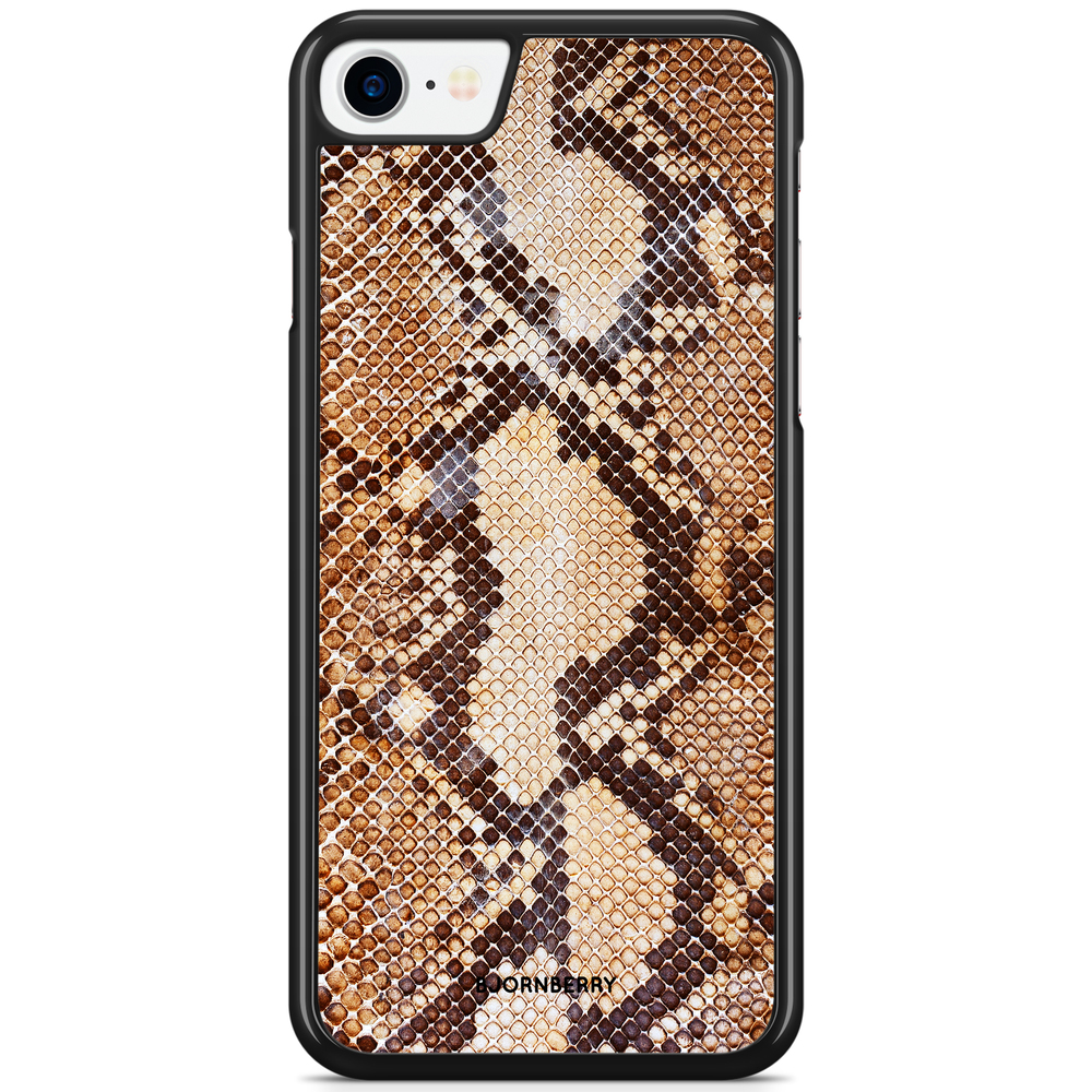 iPhone 8 / iPhone SE (2022/2020) Case - Snakeskin Brown