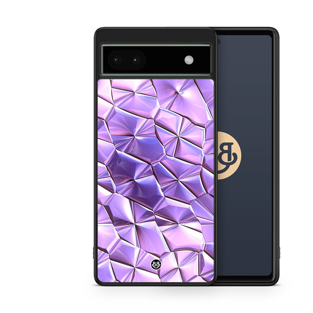Google Pixel 6a Case - Purple Crystal