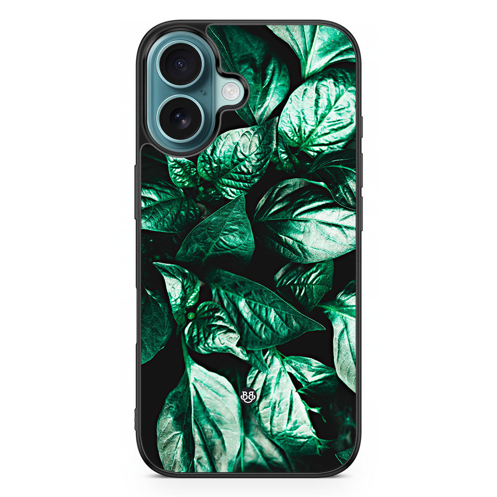 iPhone 16 Case - Green Leaves