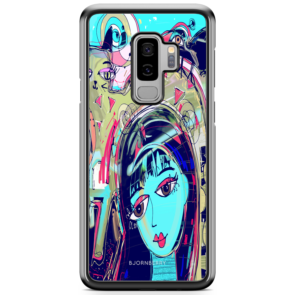 Samsung Galaxy S9 Plus Case - Abstract Cat