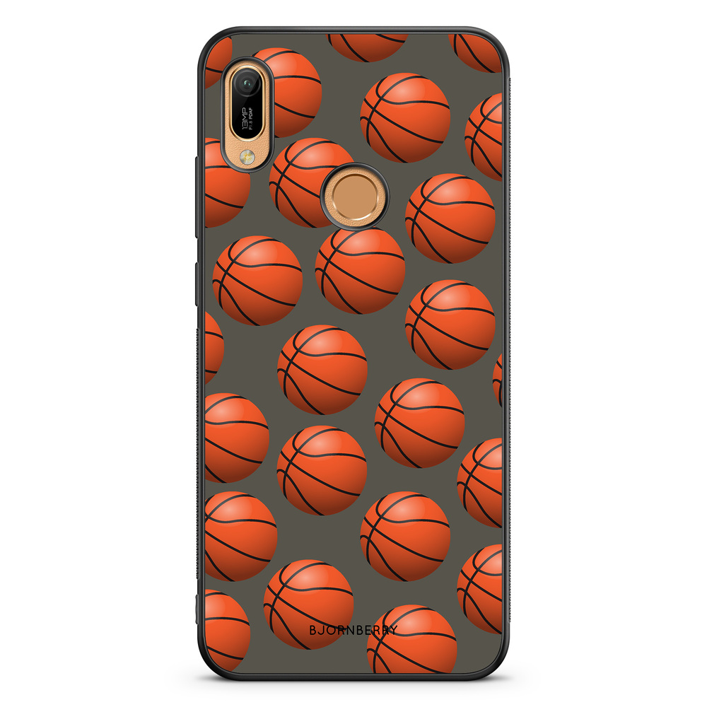 Huawei Y6 2019 Case - Basketballs Pattern