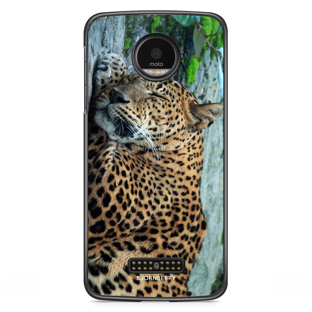 Moto Z2 Play Case - Sleeping Leopard