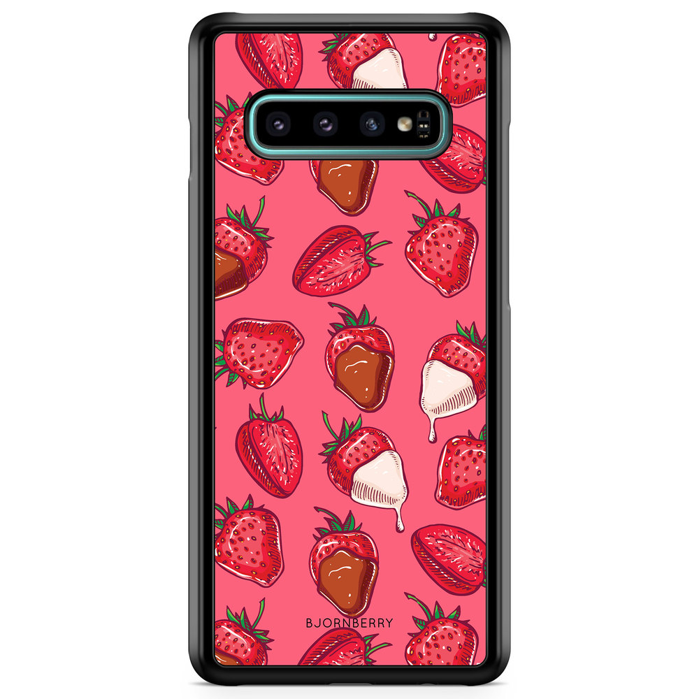 Samsung Galaxy S10 Plus Case - Strawberry Chocolate