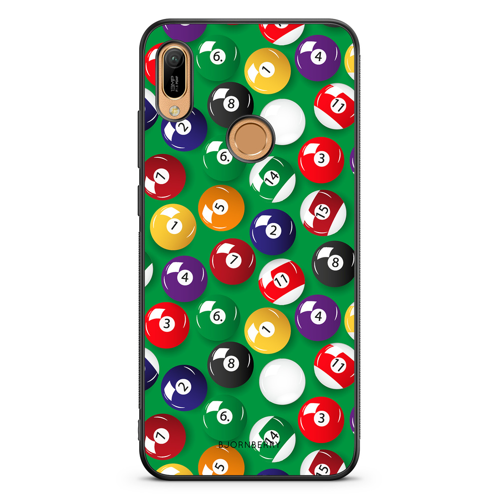 Huawei Y6 2019 Case - Pool Balls