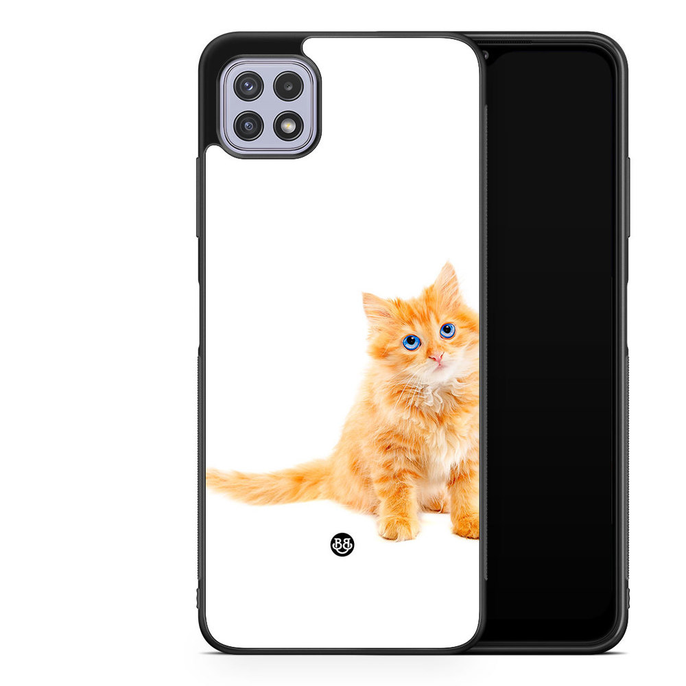 Samsung Galaxy A22 4G Case - Small brown cat