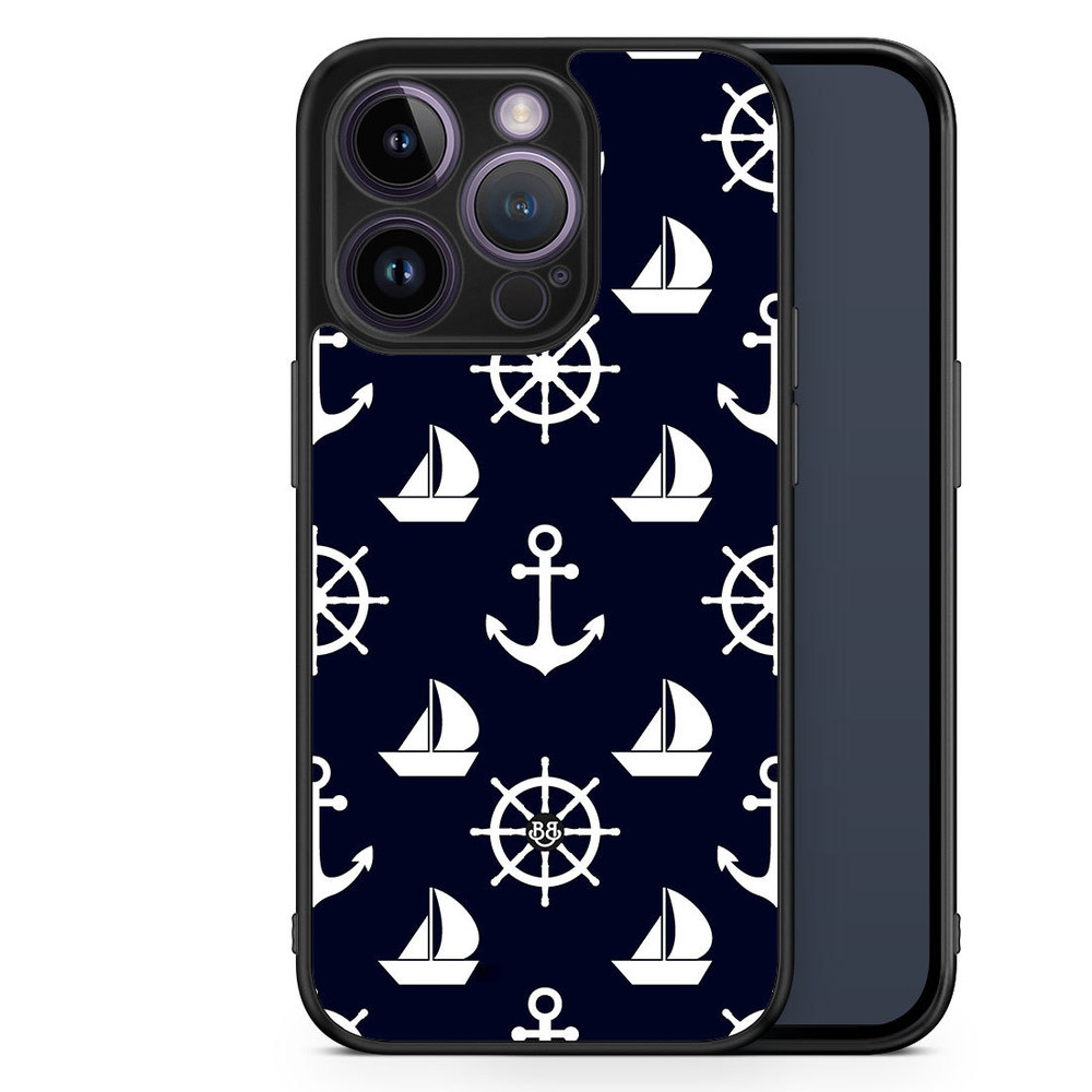 iPhone 14 Pro Case - Sailing pattern