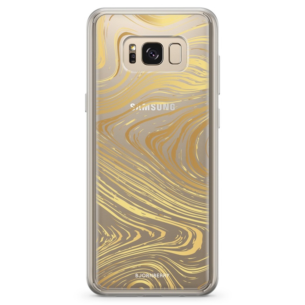Samsung Galaxy S8 Plus Fashion Case - Gold Marble