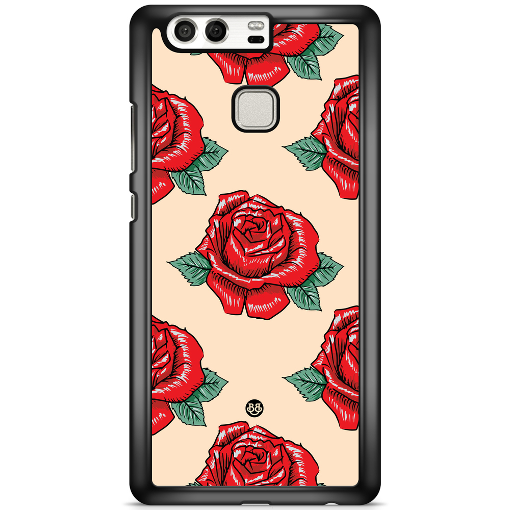 Huawei P9 Case - Rose Pattern