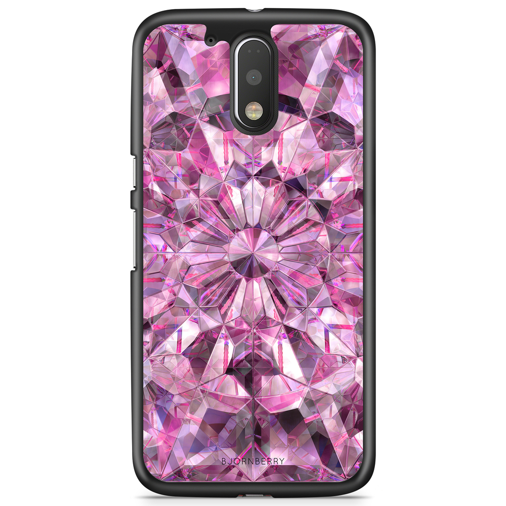 Moto G4/G4 Plus Case - Pink Crystals