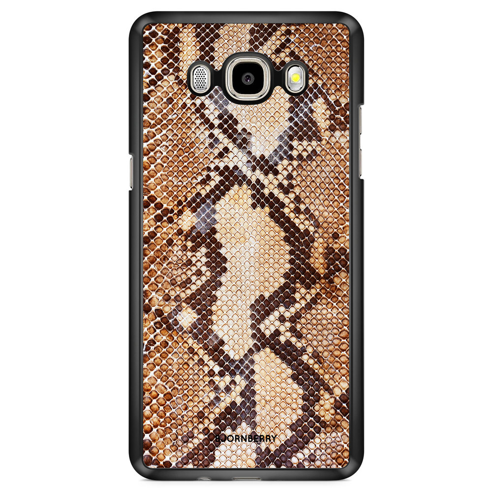 Samsung Galaxy J7 (2016) Case - Snakeskin Brown