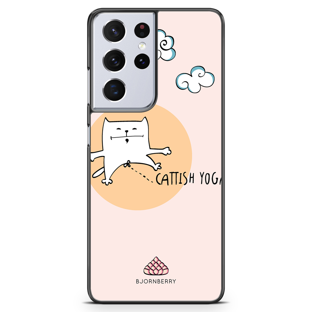 Samsung Galaxy S21 Ultra Case - Cattish Yoga