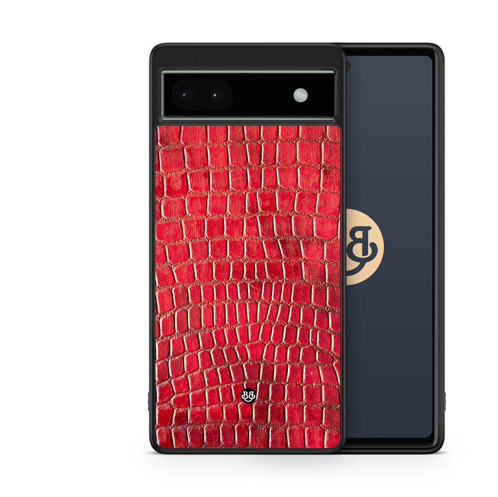 Google Pixel 6a Case - Red Snake