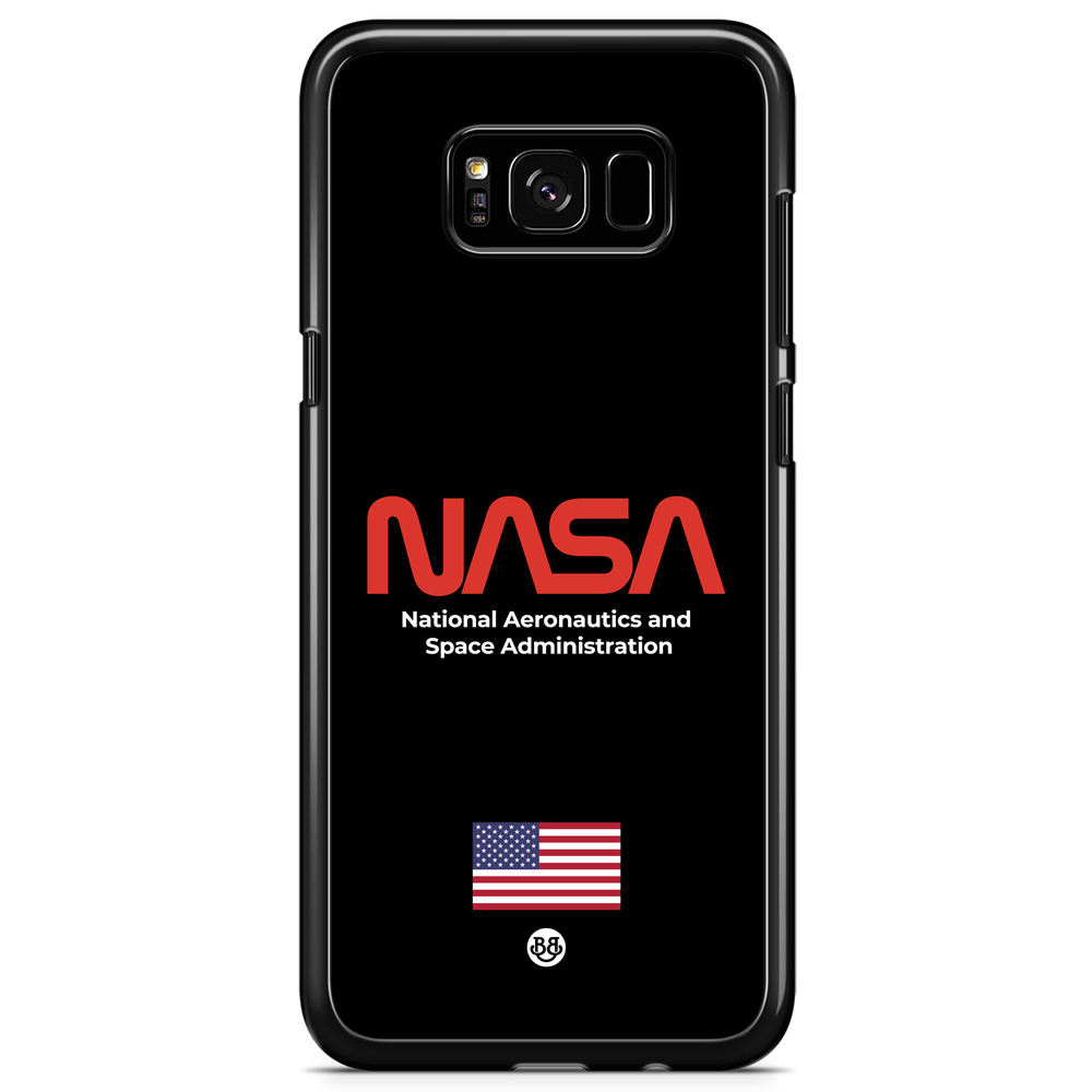 Samsung Galaxy S8 Plus Case - NASA Worm Black