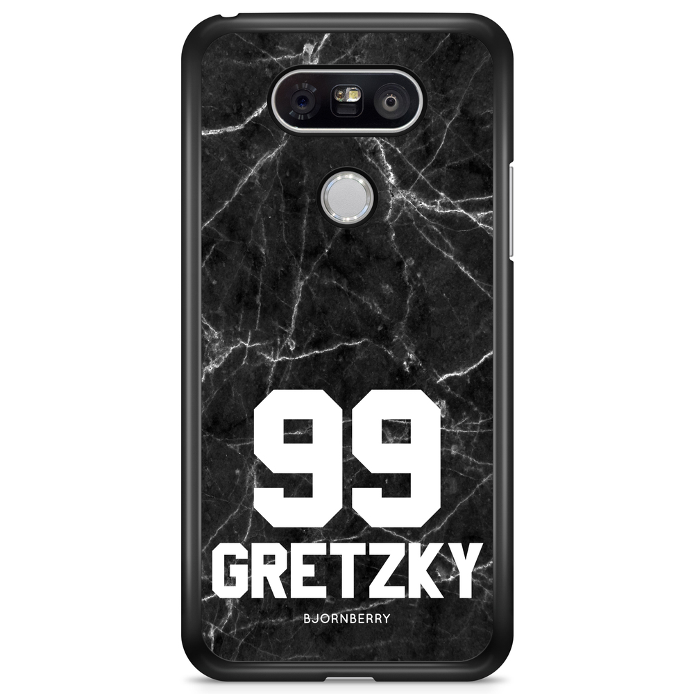 LG G5 Case Custom - Black Marble Number