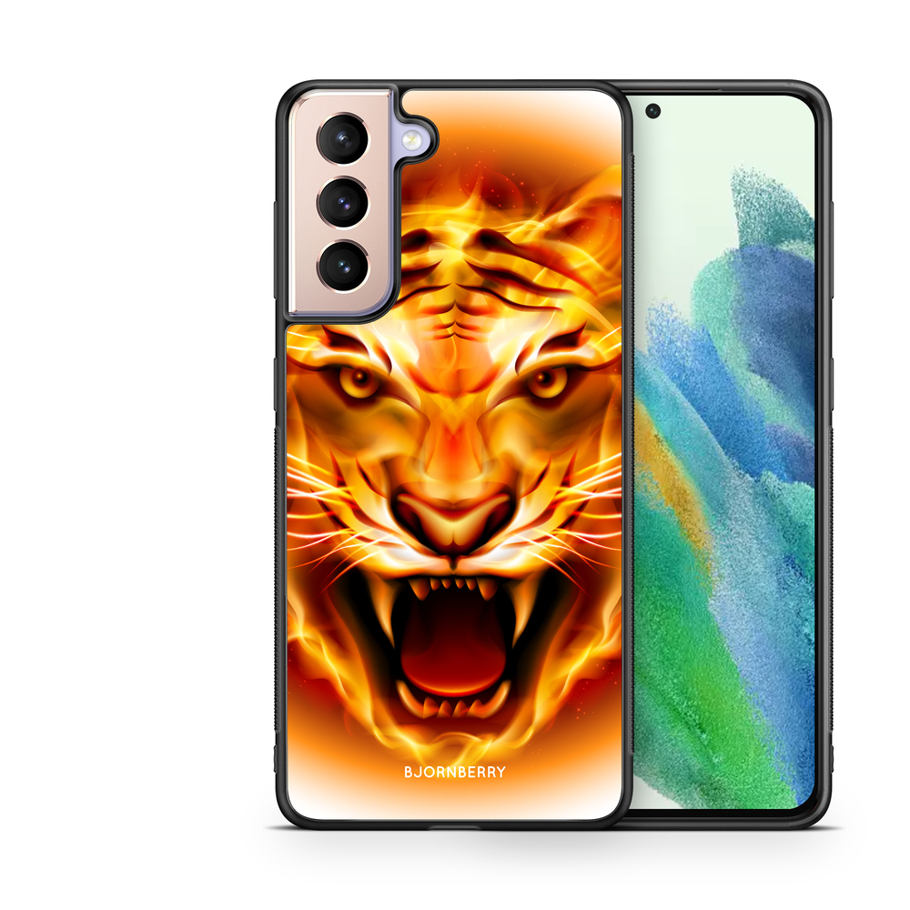 Samsung Galaxy S21 FE 5G Case - Flames Tiger