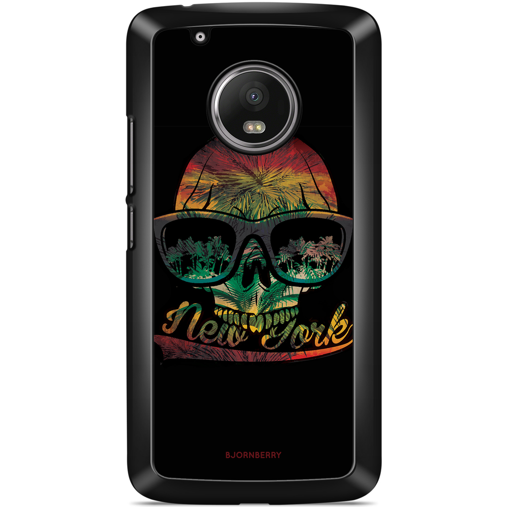 Moto G5 Plus Case - New York Skull
