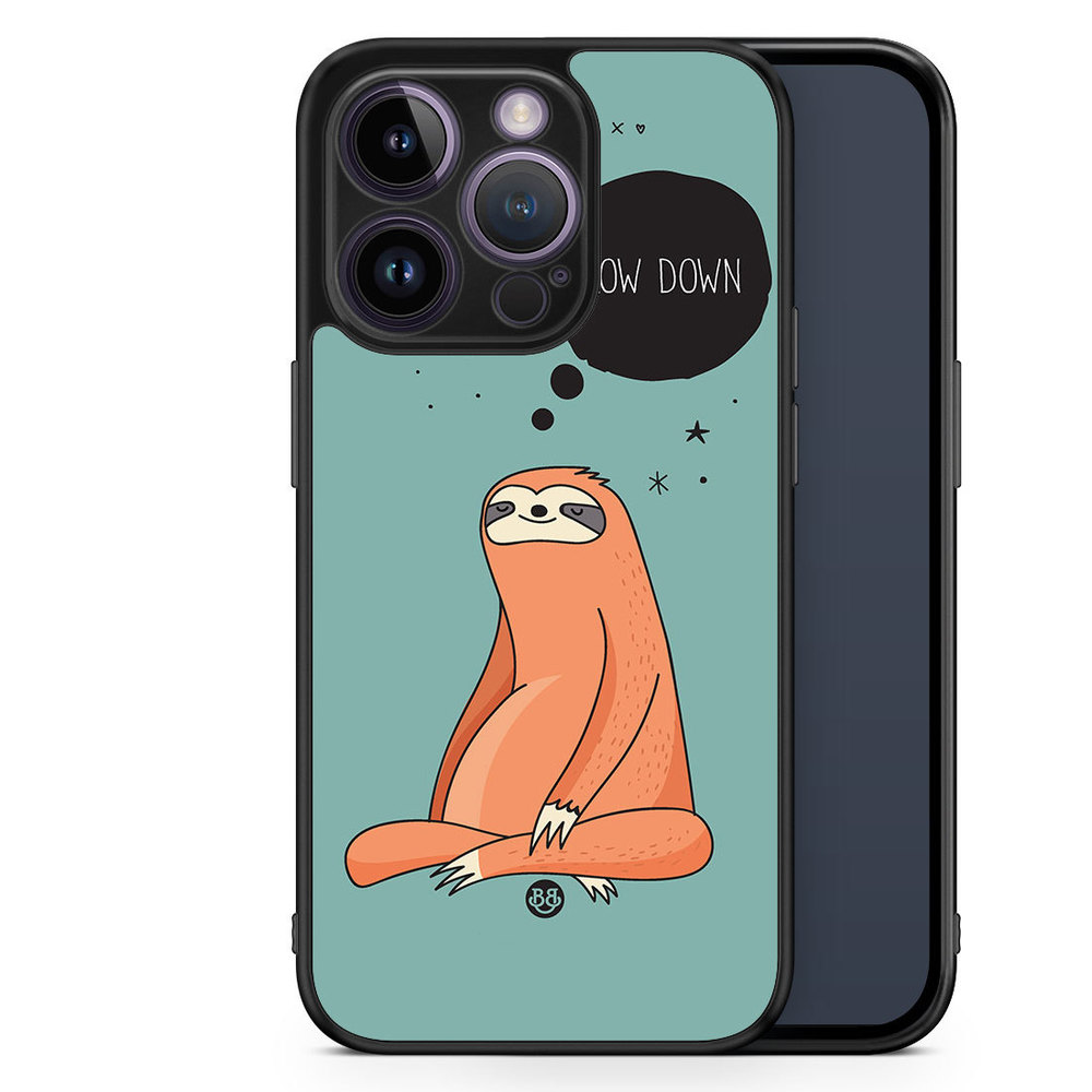 iPhone 14 Pro Case - Slow down Sloth