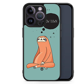 iPhone 14 Pro Case - Slow down Sloth