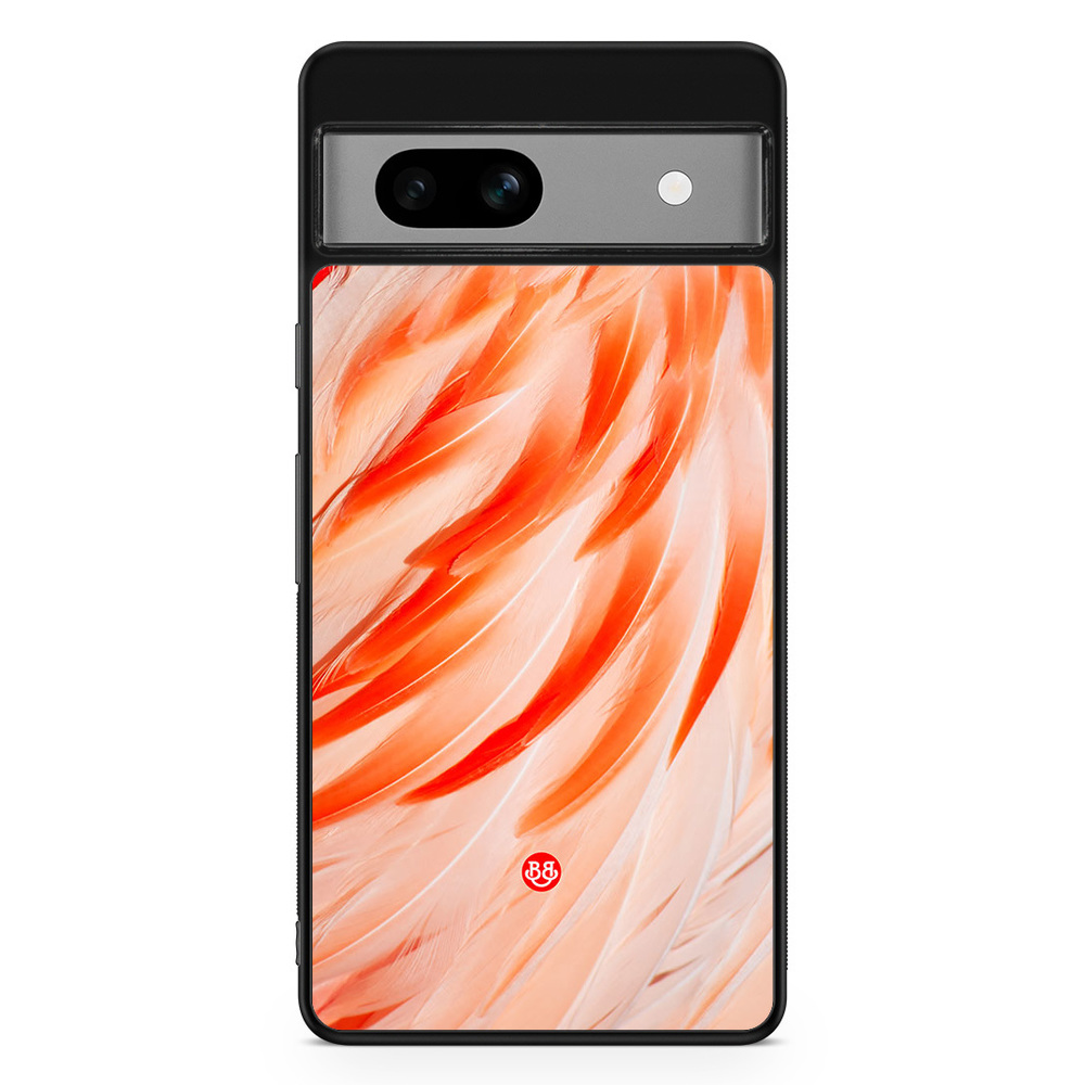 Google Pixel 7a Case - Flamingo Feathers