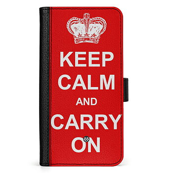 Samsung Galaxy A36 Wallet Case - Keep calm carry on
