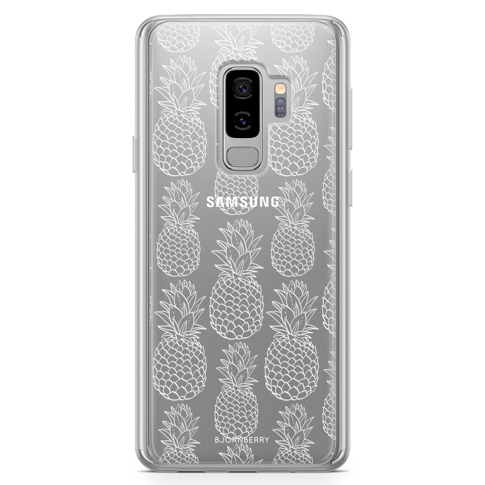 Samsung Galaxy S9 Plus Fashion Case - White Pineapples