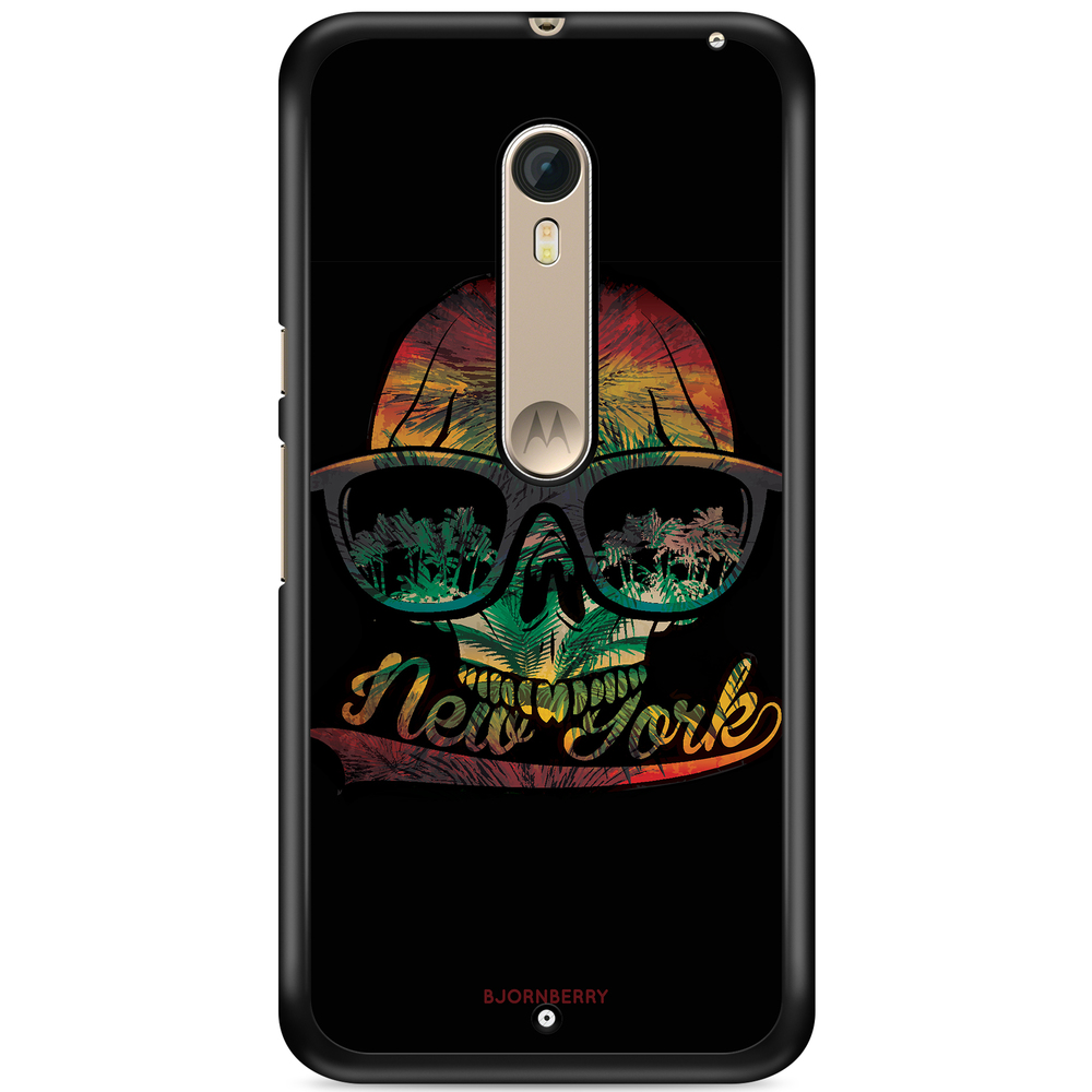 Moto X Style Case - New York Skull