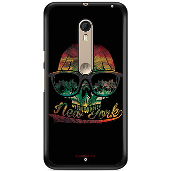 Moto X Style Skal - New York Skull