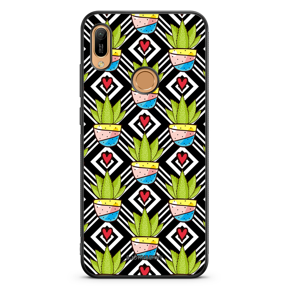 Huawei Y6 2019 Case - Cactus Pattern