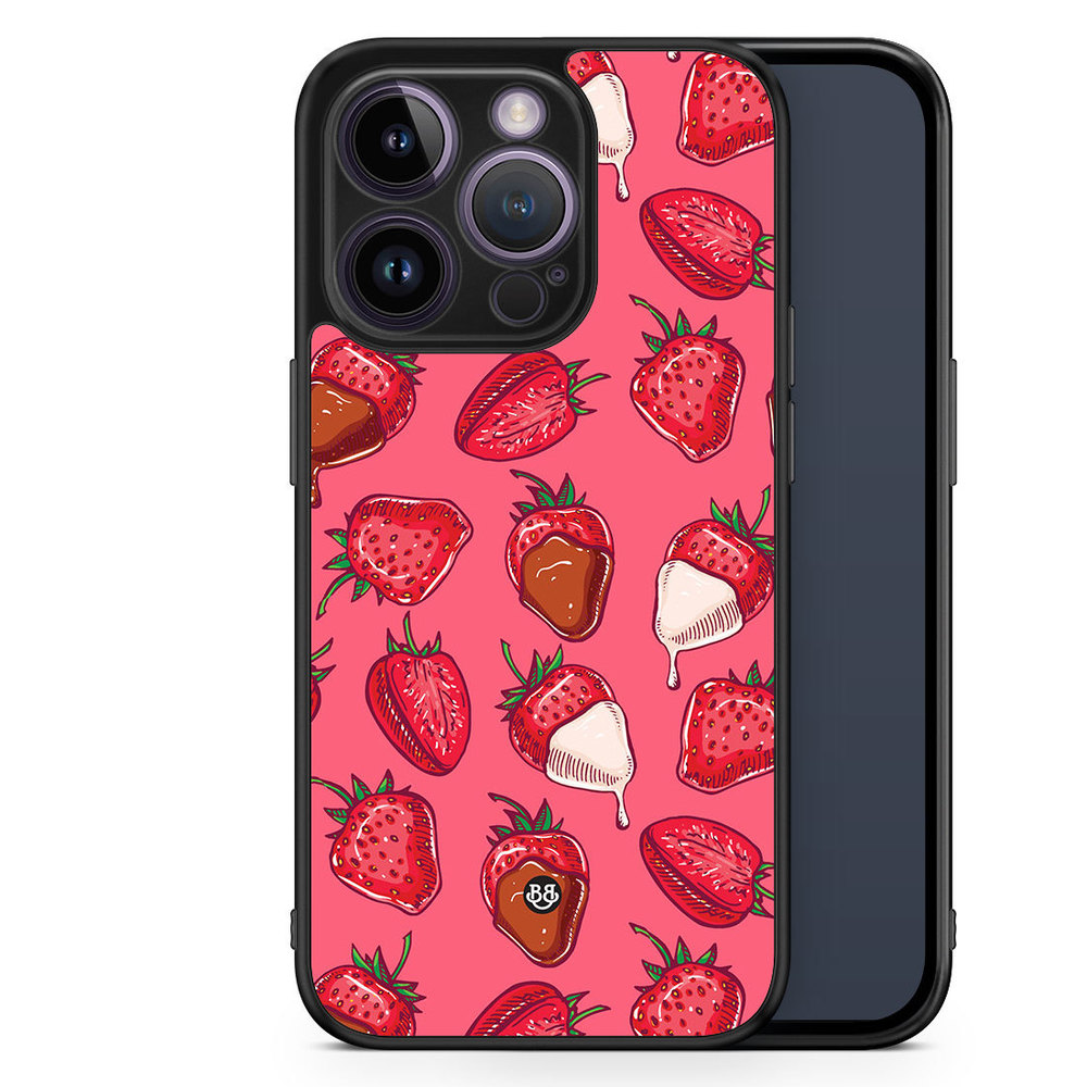 iPhone 14 Pro Case - Strawberry Chocolate
