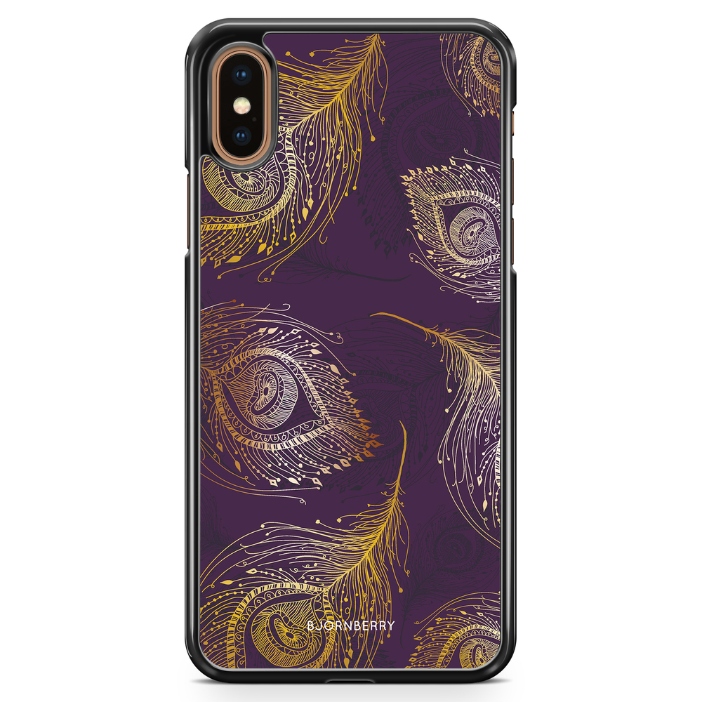 iPhone XS Max Case - Peacock Feathers