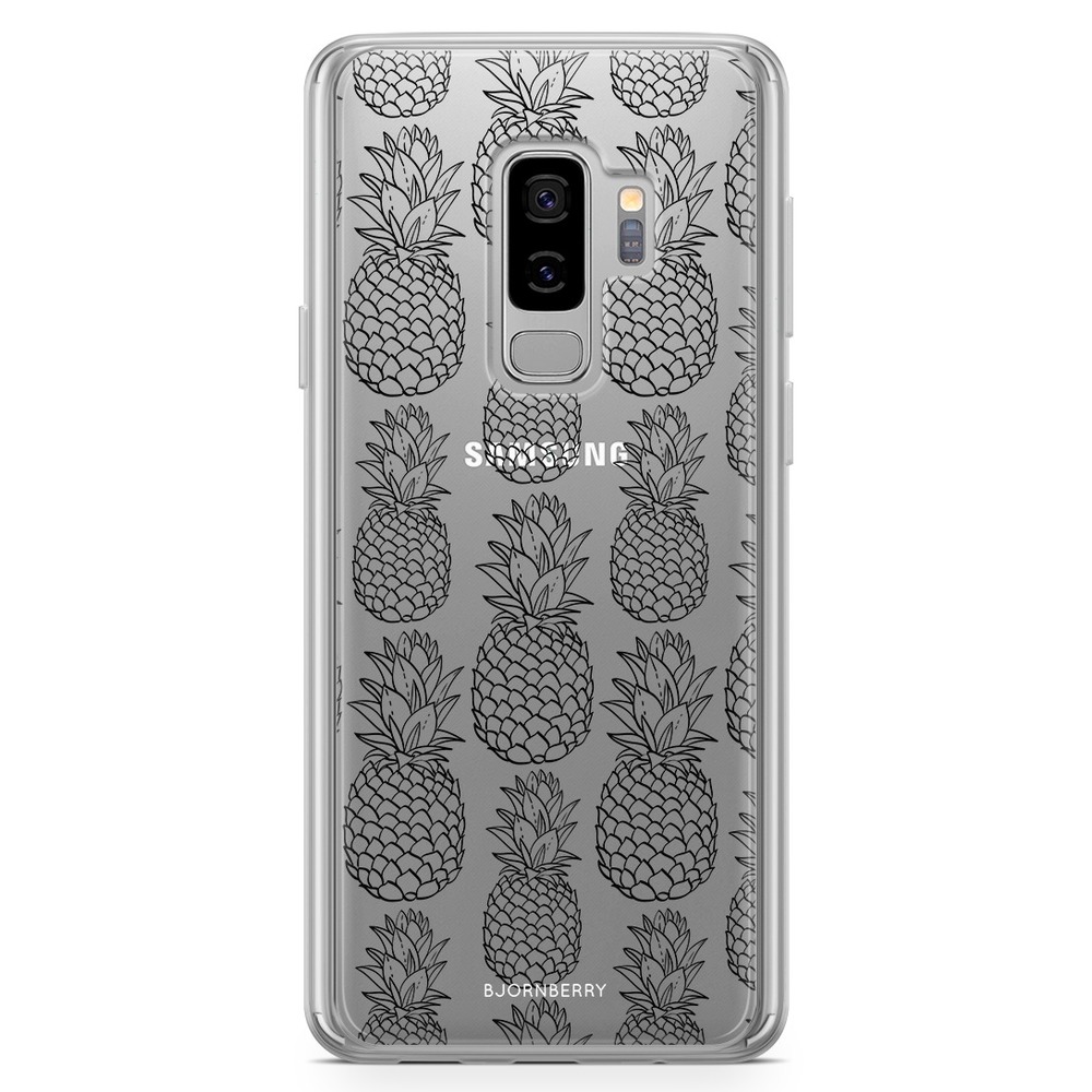 Samsung Galaxy S9 Plus Fashion Case - Black Pineapple