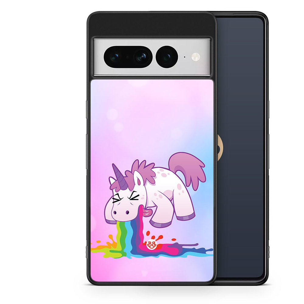 Google Pixel 7 Pro Case - Puking Unicorn