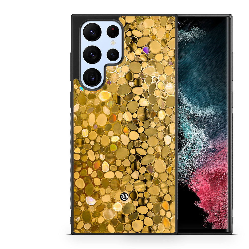 Samsung Galaxy S23 Ultra 5G Case - Stained Glass Gold