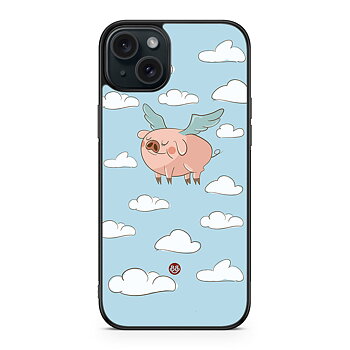 iPhone 15 Plus Skal - Flygande Gris