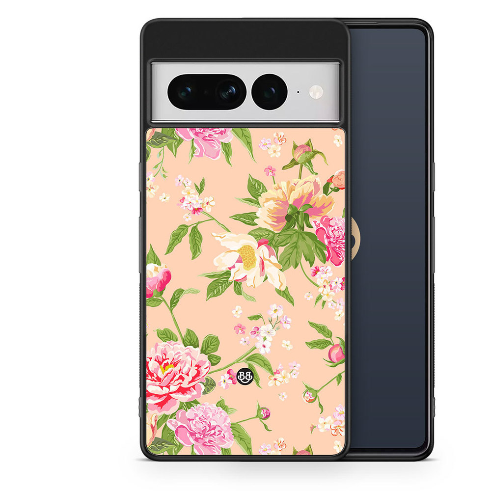 Google Pixel 7 Pro Case - Peony Flowers