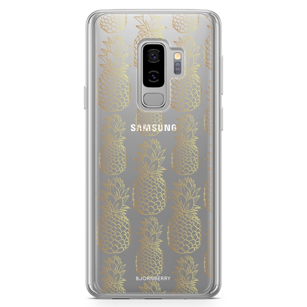 Samsung Galaxy S9 Plus Fashion Case - Gold Pineapples