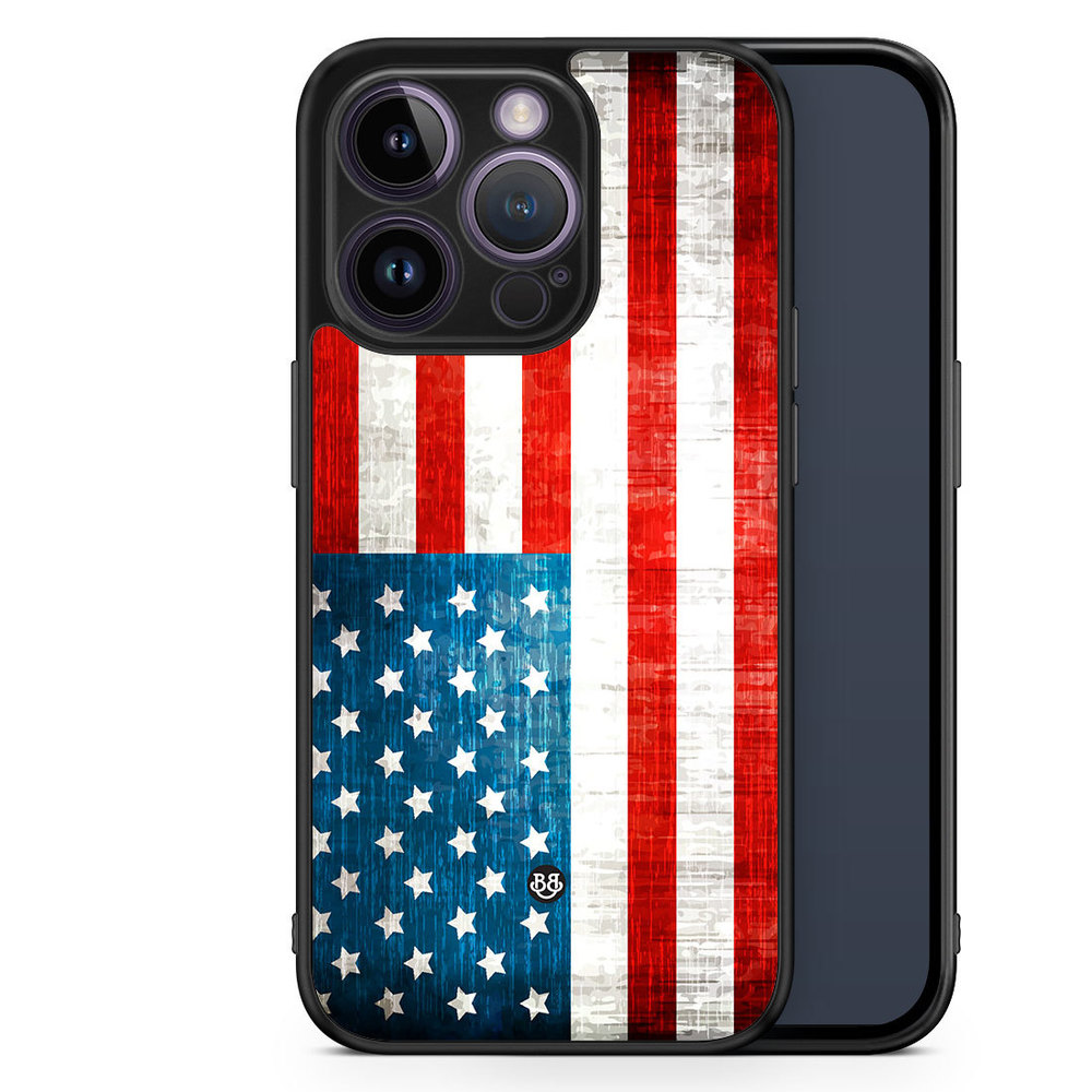 iPhone 14 Pro Case - USA Flag