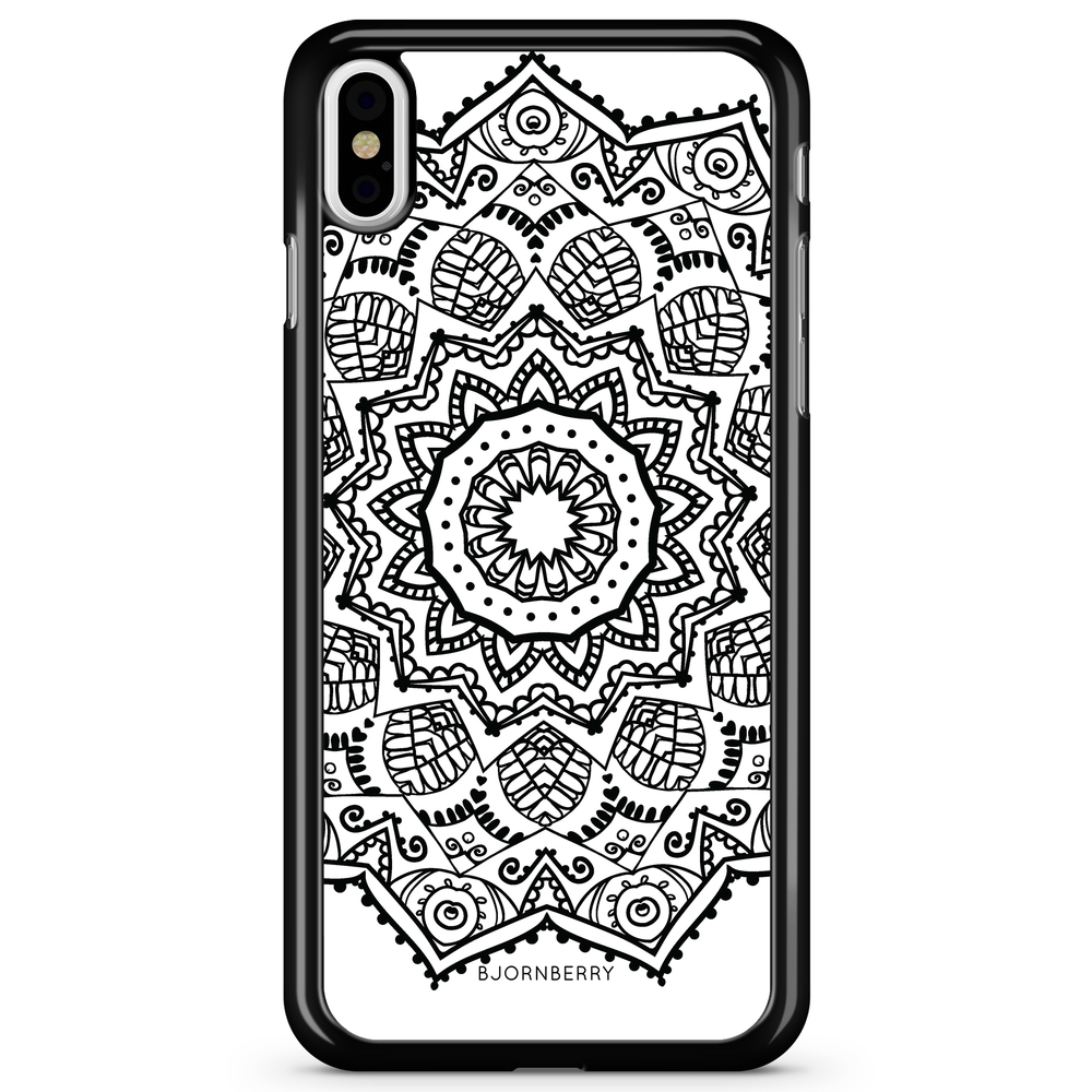 iPhone X / XS Case - Black Mandala