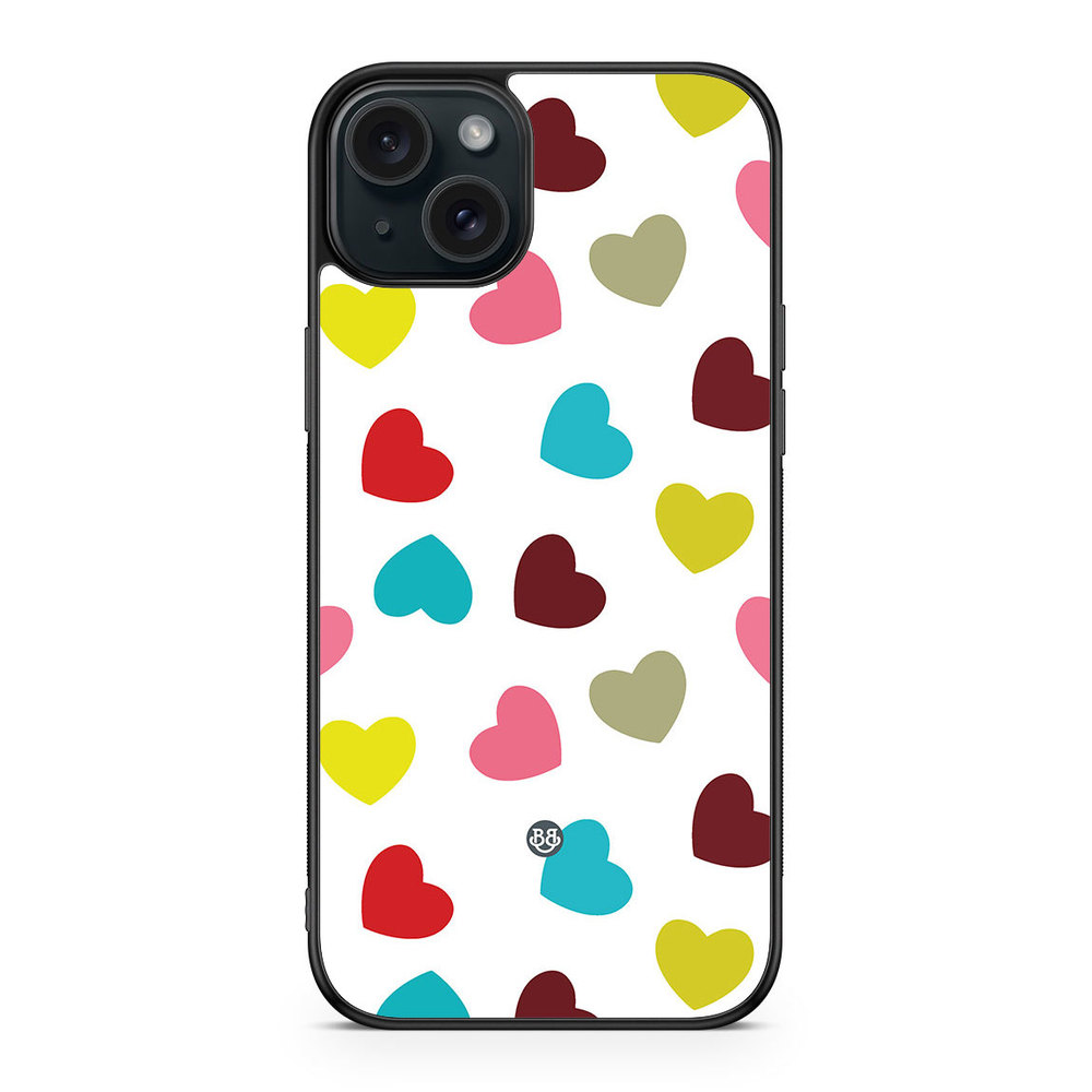 iPhone 15 Plus Case - Hearts