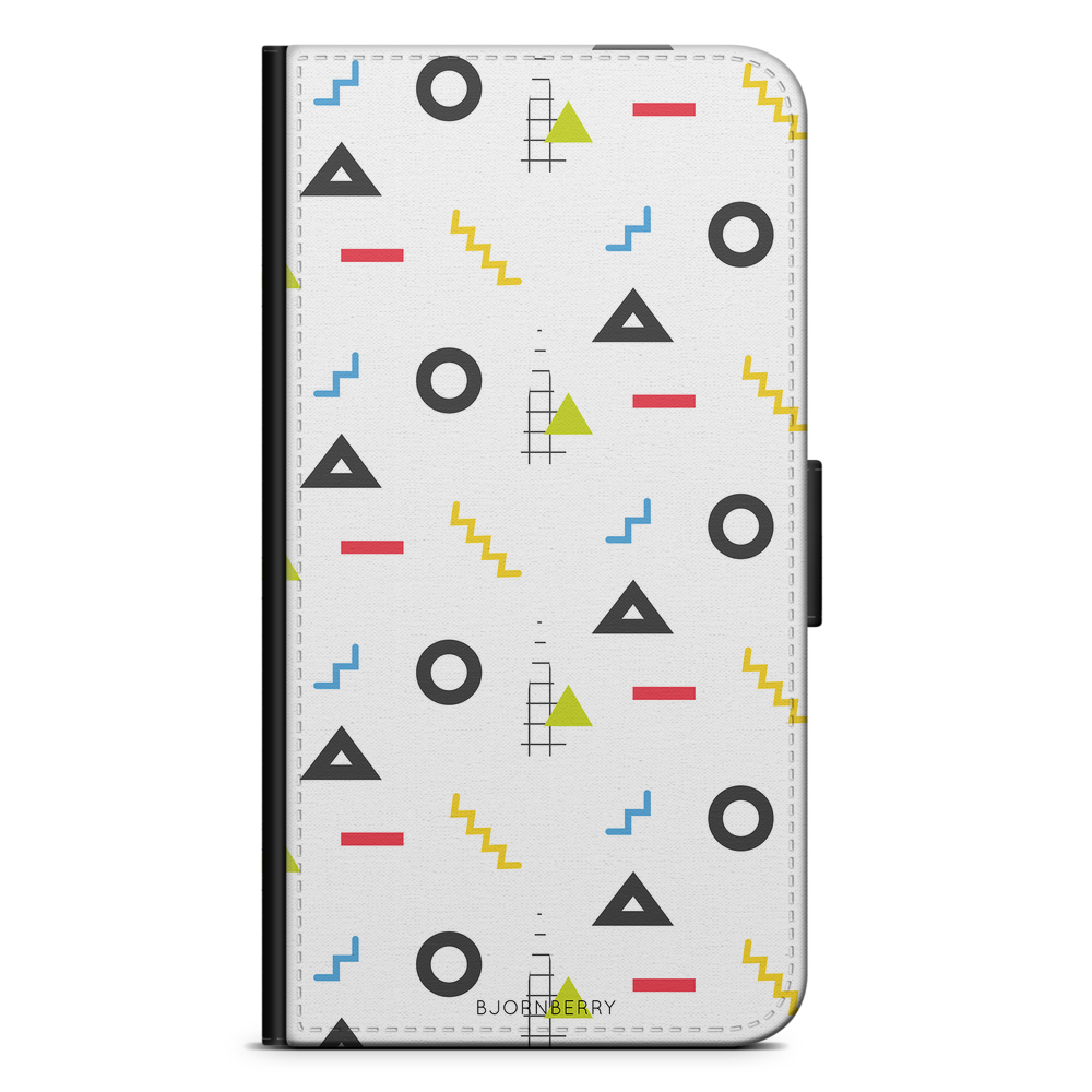 Samsung Galaxy J5 (2015) Wallet Case - 80s Pattern
