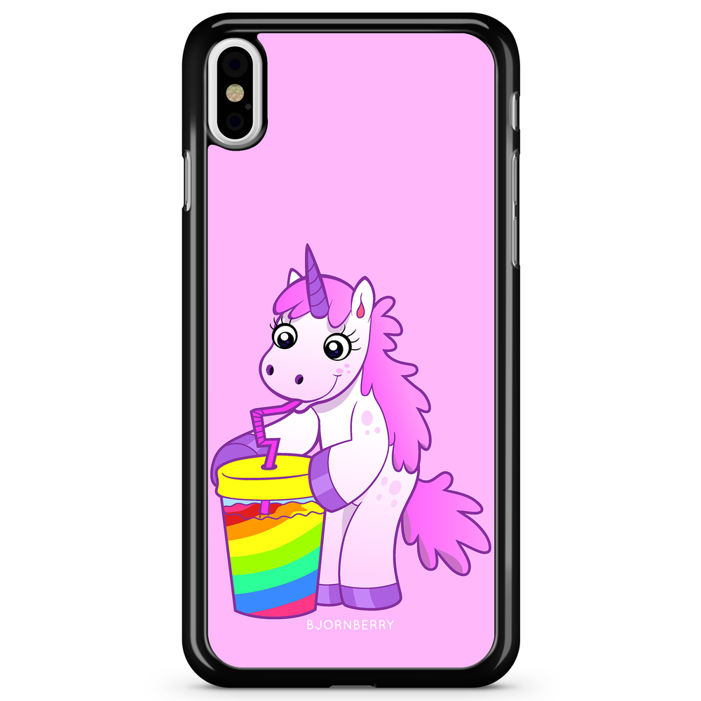 iPhone X / XS Case - Drinking Unicorn