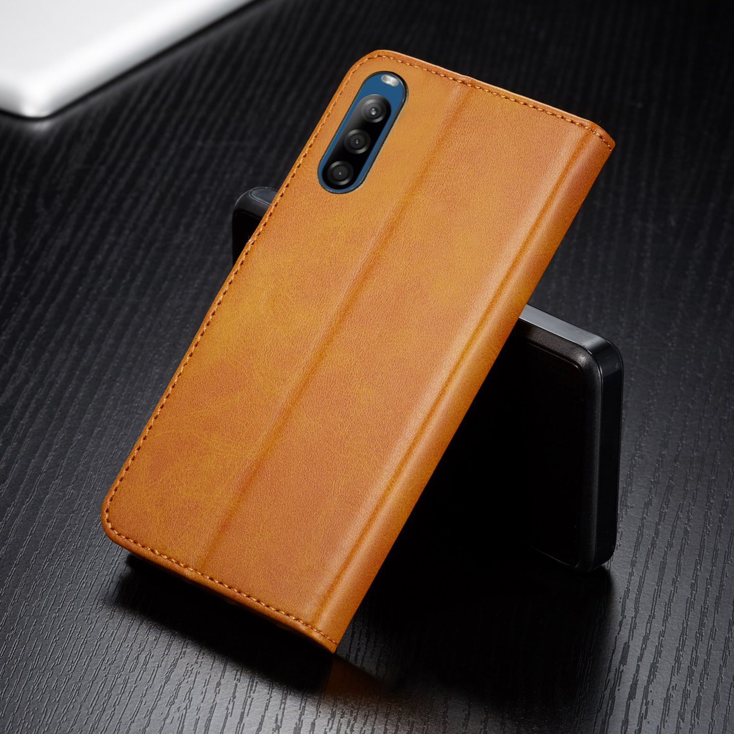 Sony Xperia L4 Wallet Case - Brown - 3