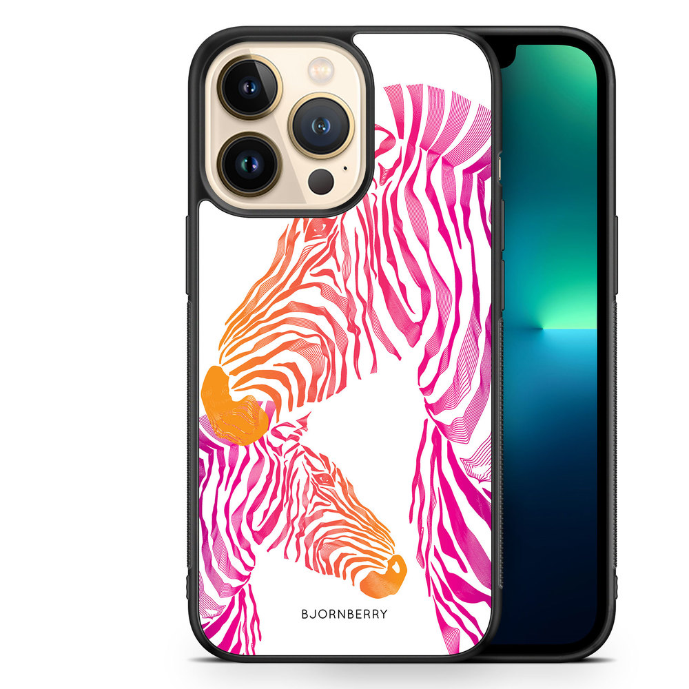 iPhone 13 Pro Case - Pink Zebras