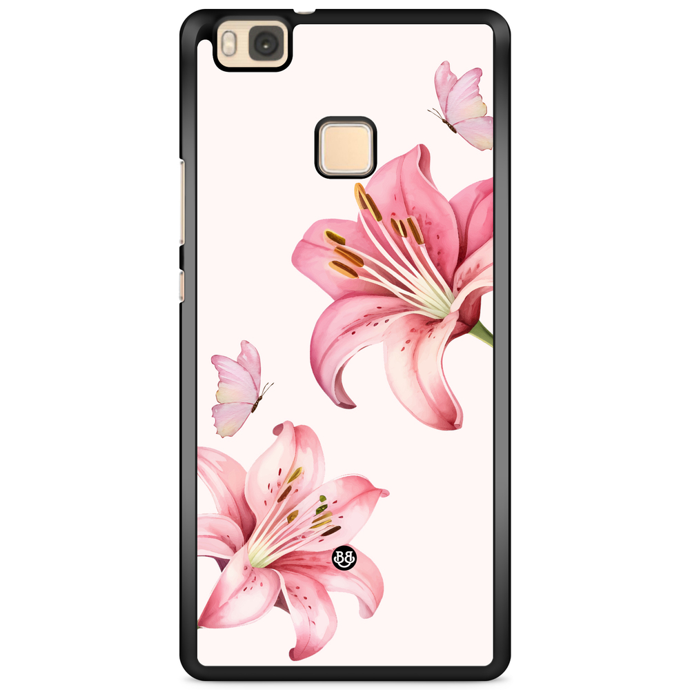 Huawei P9 Lite Case - WILD BLOOM - Pink Lily