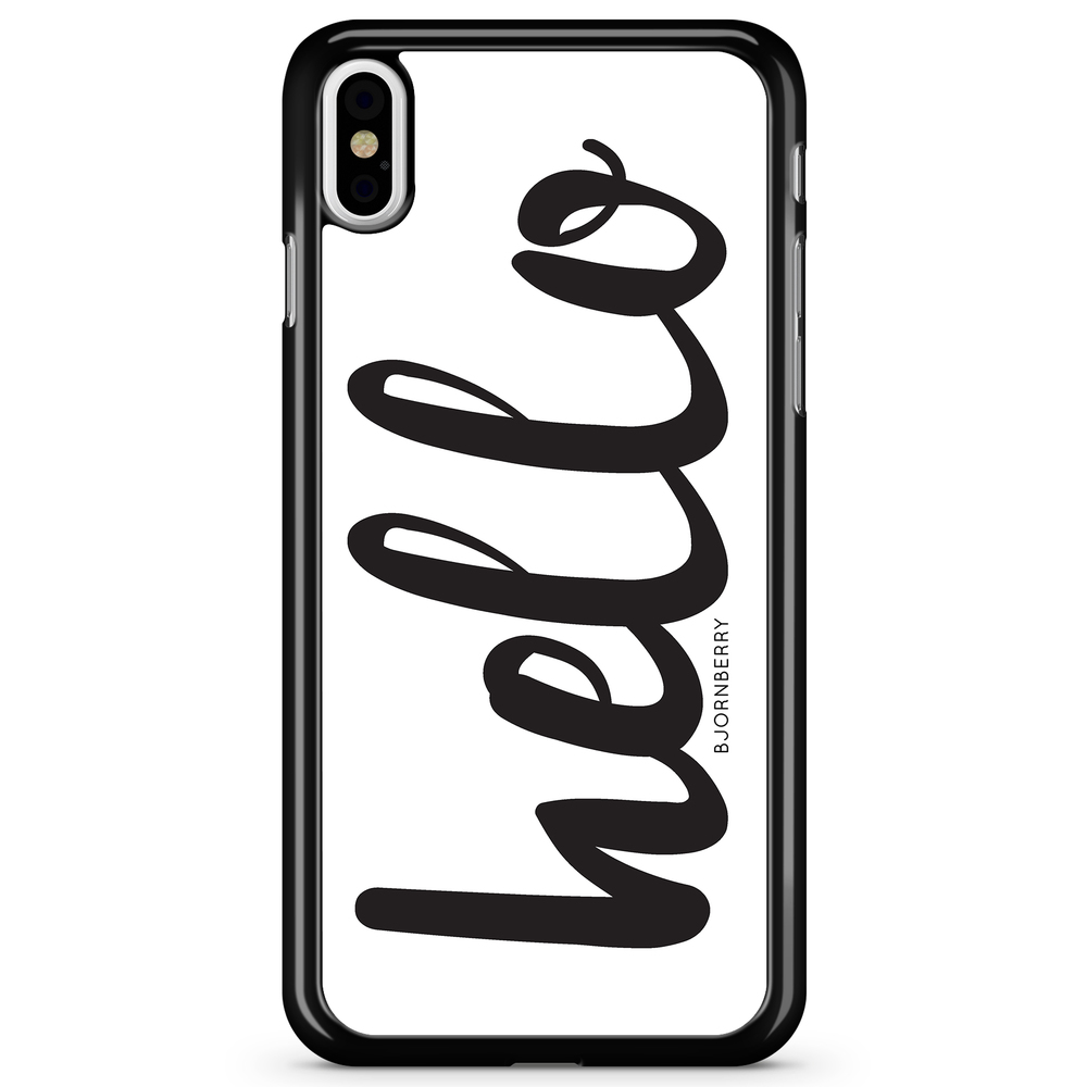 iPhone X / XS Case - Hello Black