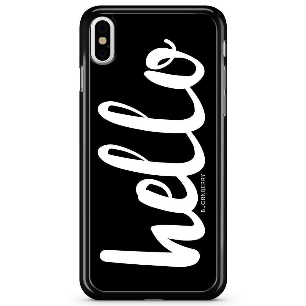 iPhone X / XS Case - Hello White