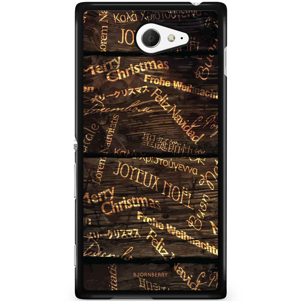 Sony Xperia M2 Aqua Case - Merry Christmas